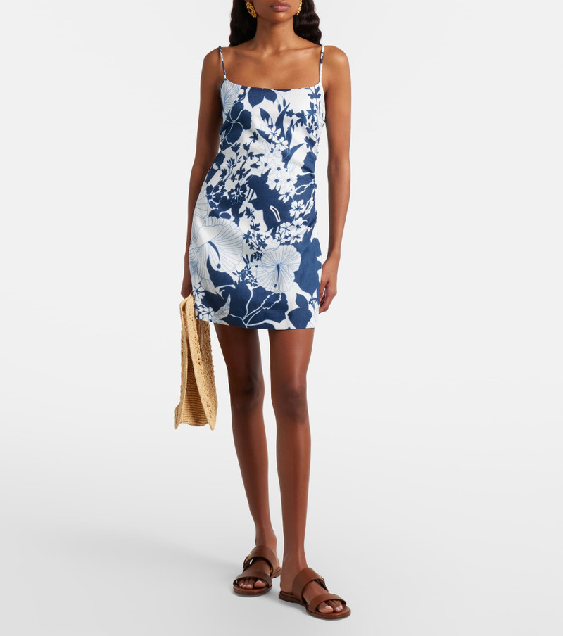 SIR. Paradiso floral linen minidress outlook