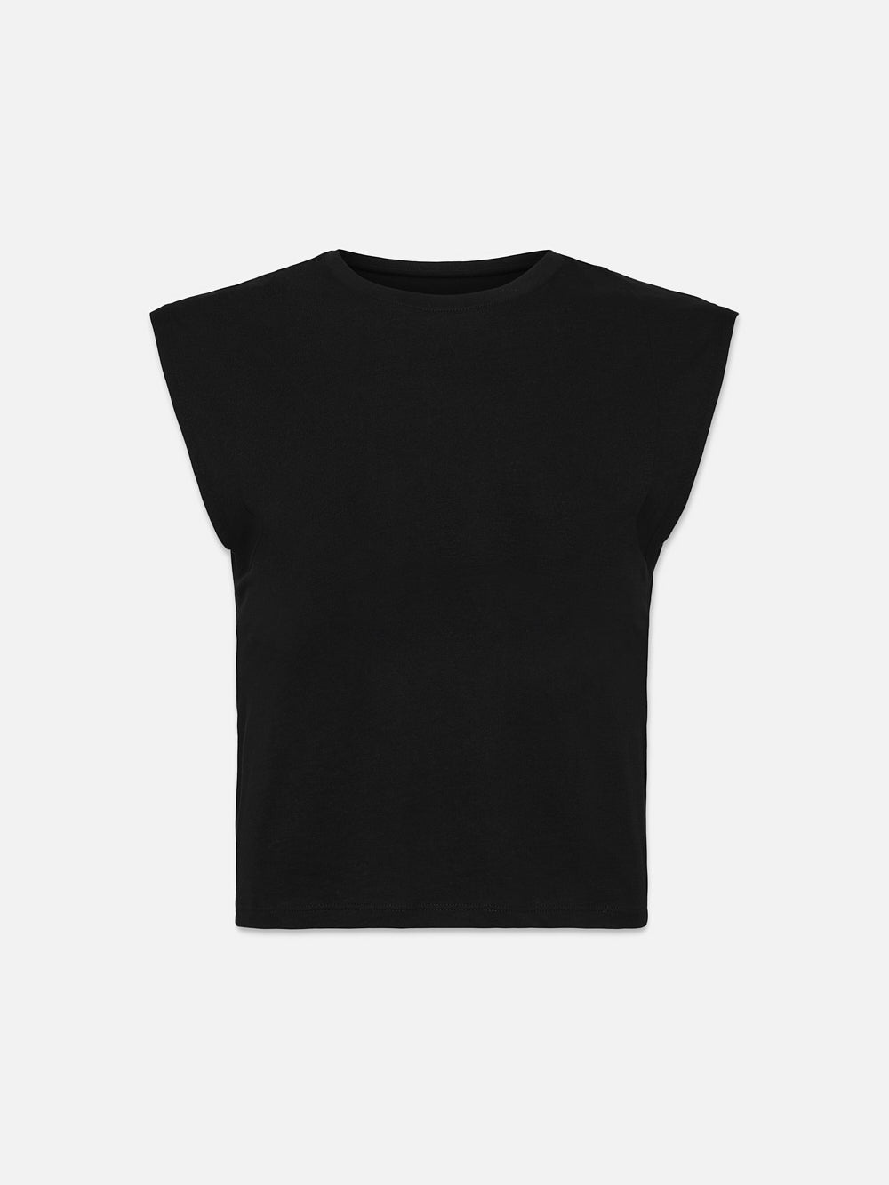 Le High Rise Muscle Tee in Noir - 1