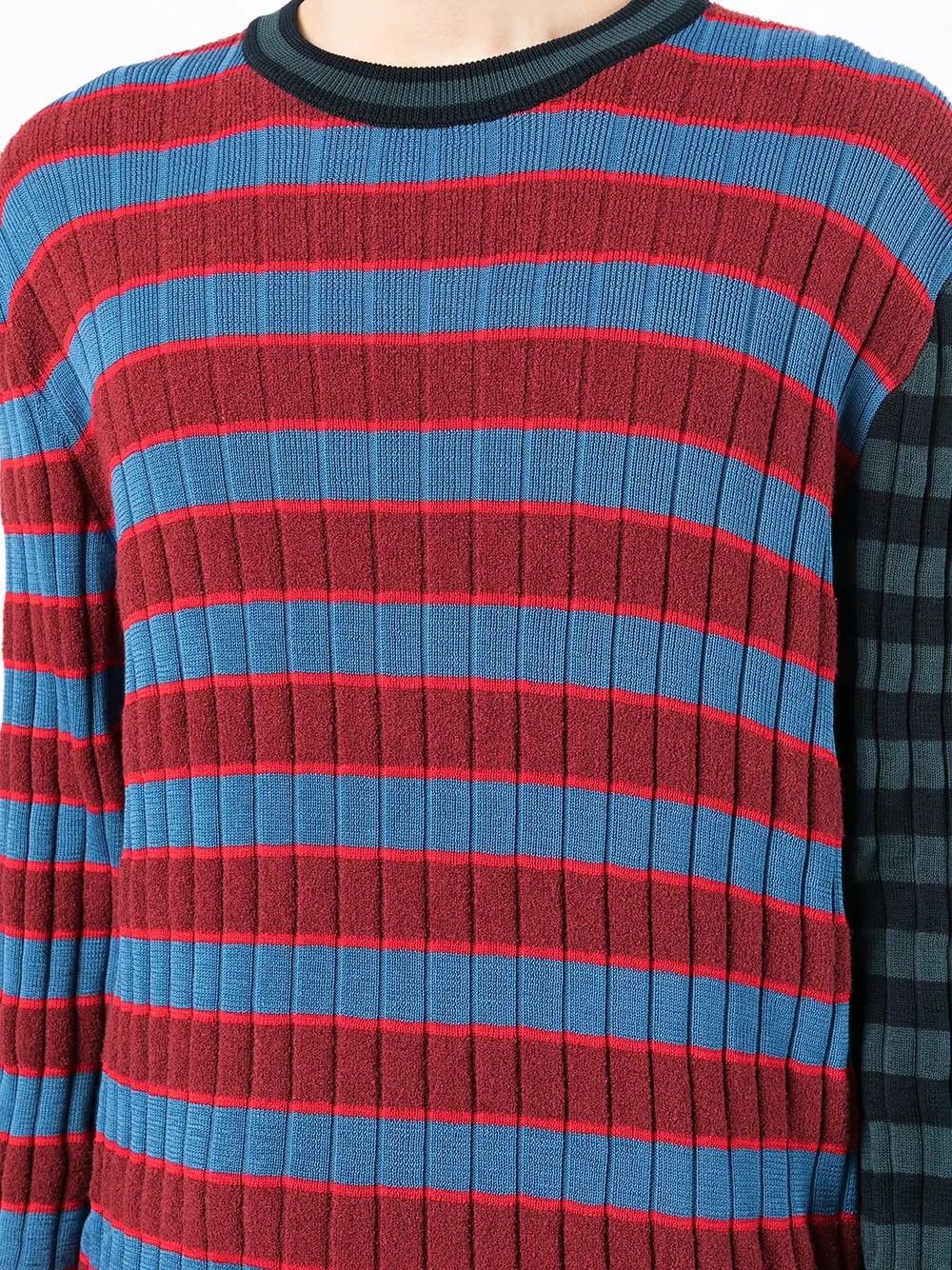 striped ribbed jumper - 5