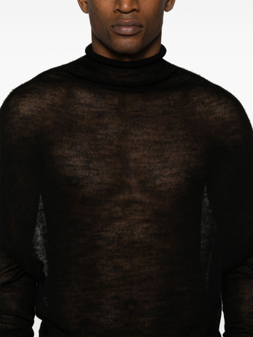 Shroud open-knit jumper - 5