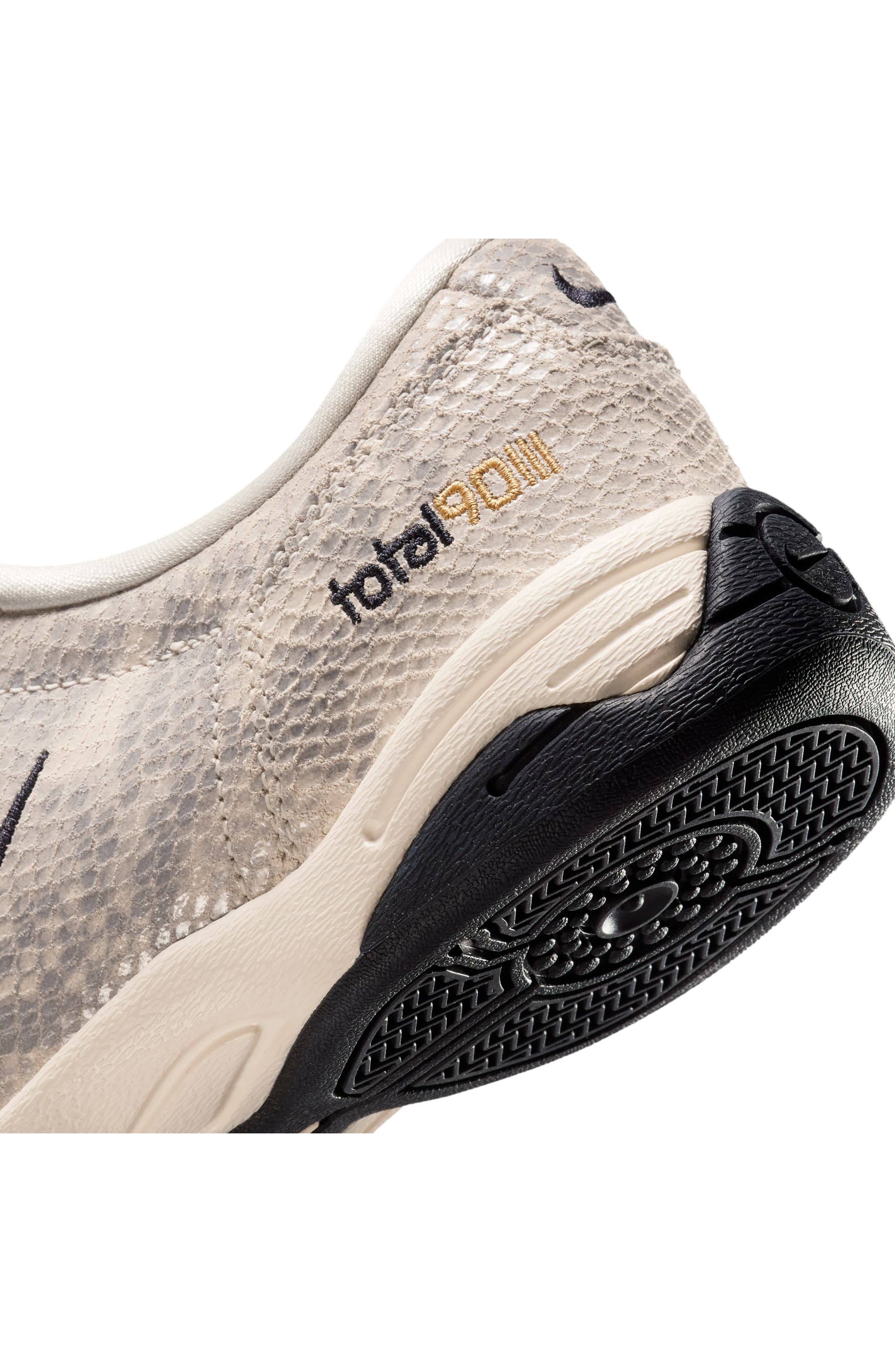 Nike Total 90 Soccer Sneaker in Pale Ivory/Black/Ivory/Gold at Nordstrom - 8