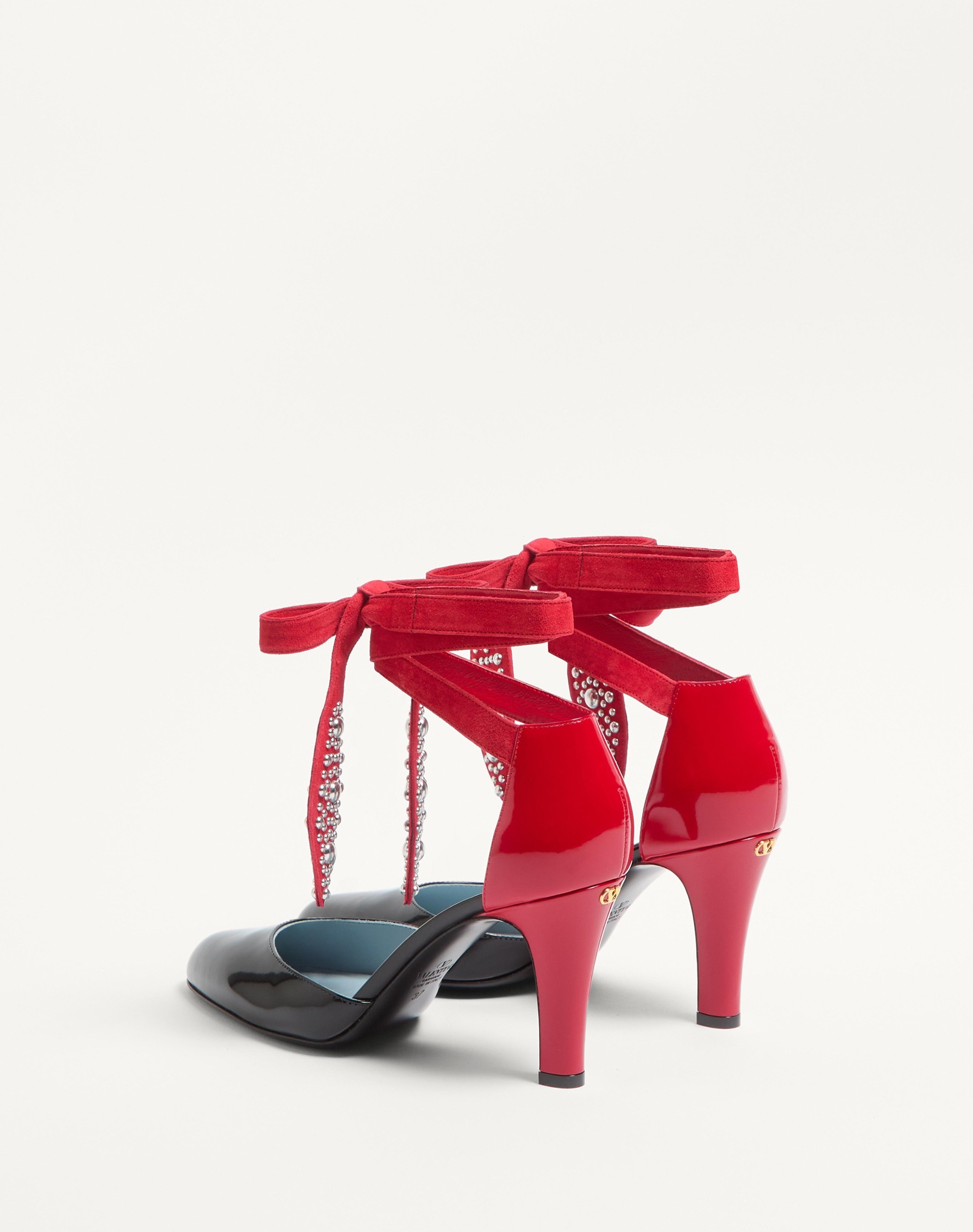 FOLIEFOLIAGE PUMPS IN ABRASIVE CALFSKIN 85MM - 4