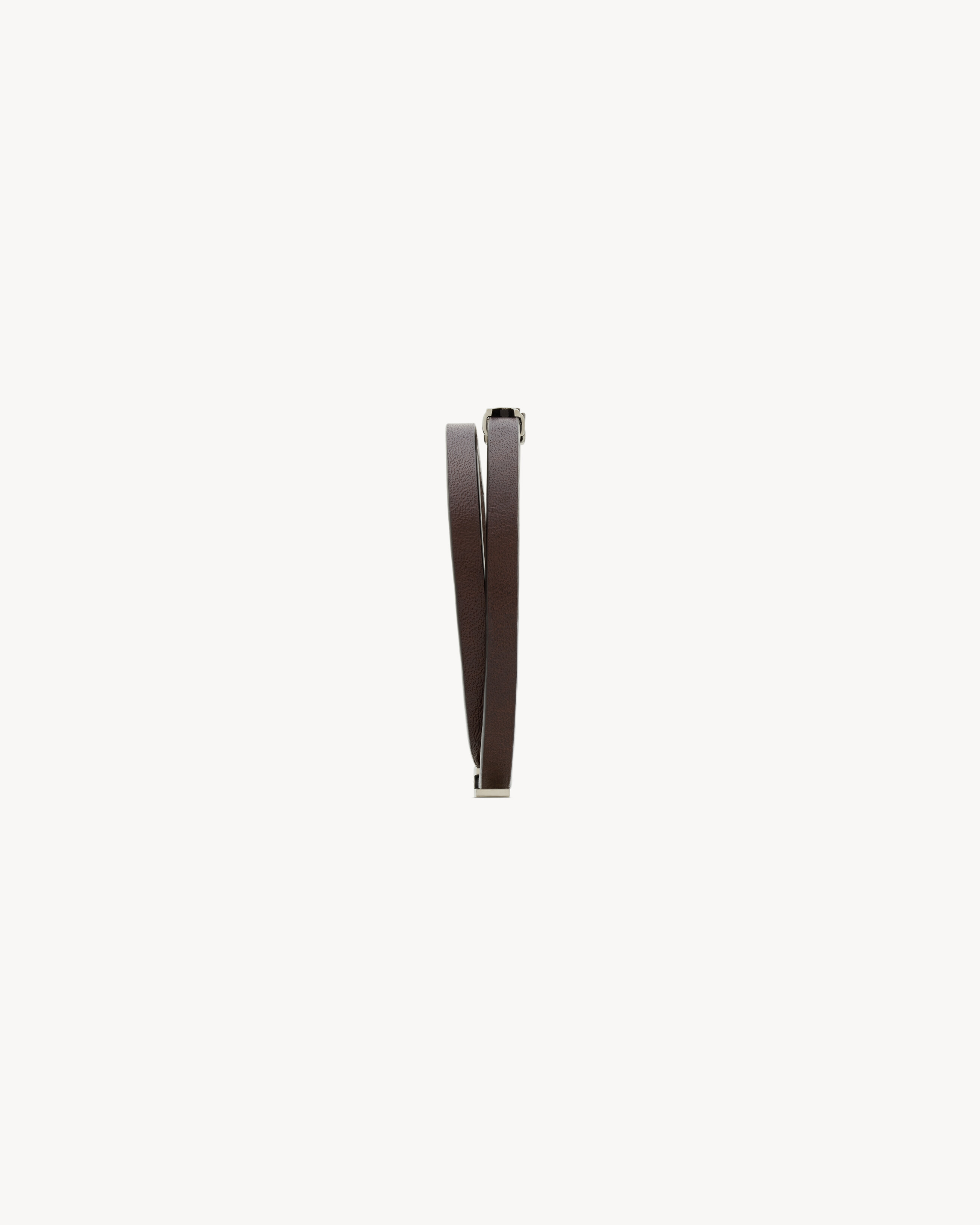 CASSANDRE DOUBLE-WRAP BRACELET IN LEATHER - 4