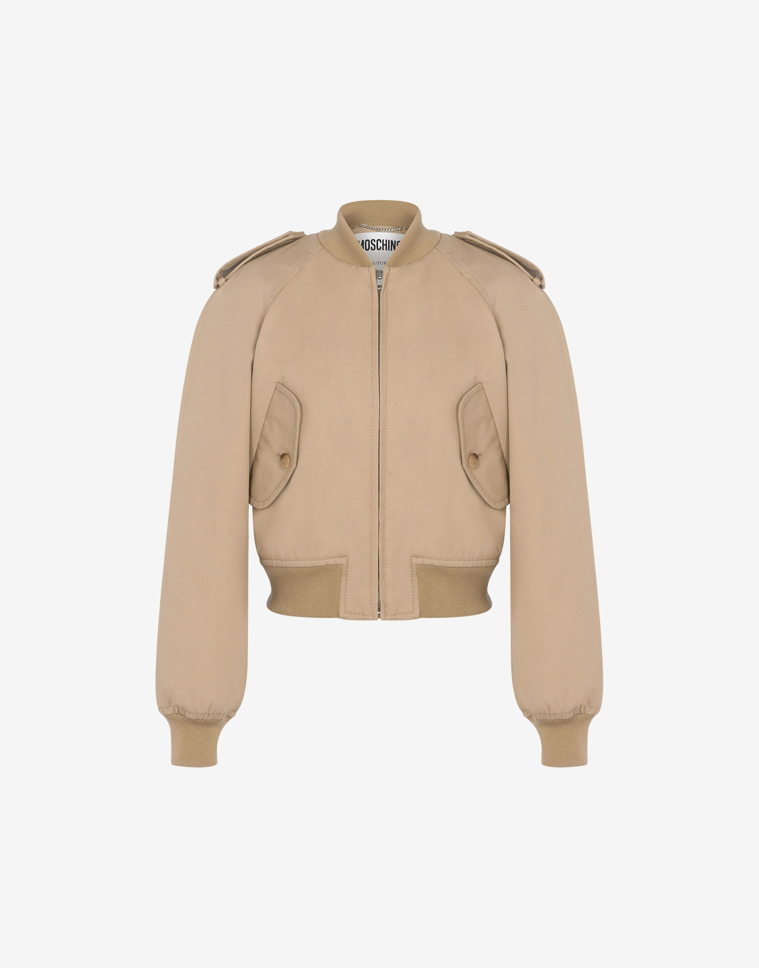 BOMBER IN GABARDINE 100% SHRUNK - 1
