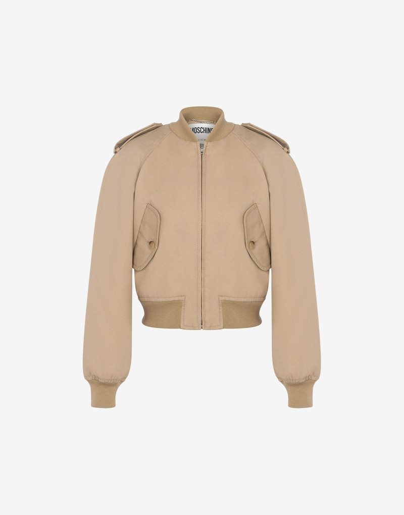 BOMBER IN GABARDINE 100% SHRUNK 1