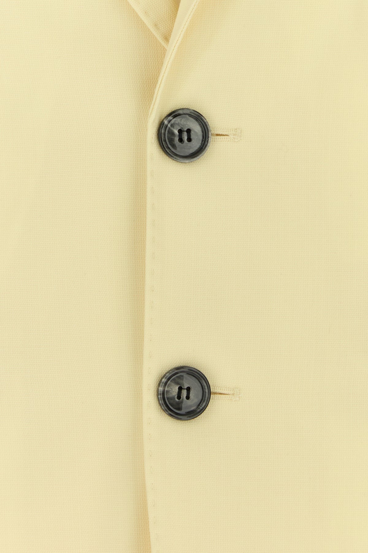 Pastel yellow wool blazer - 3