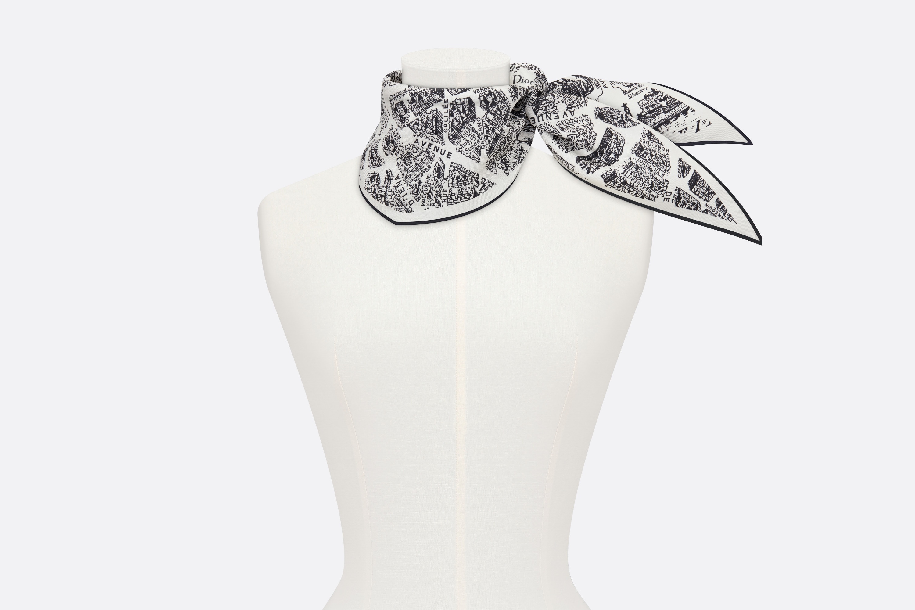 【希少品】Dior スカーフ PLAN DE PARIS DIOR DIAMOND Dior Plan de Paris Dior Diamond | REVERSIBLE