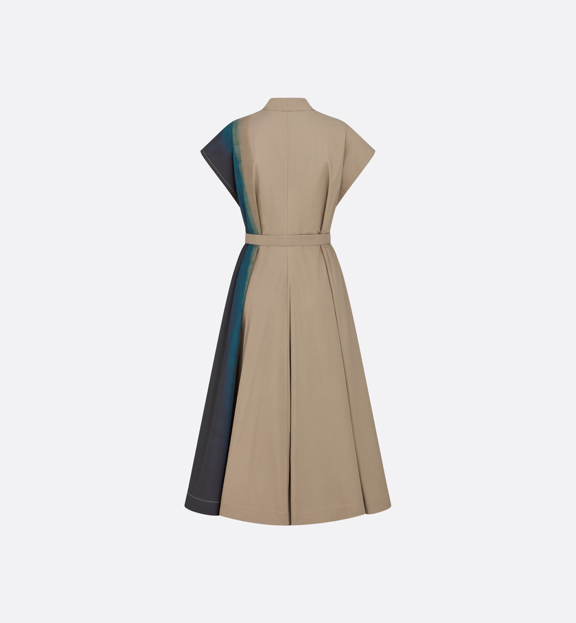 Mid-Length Belted Dress - 2