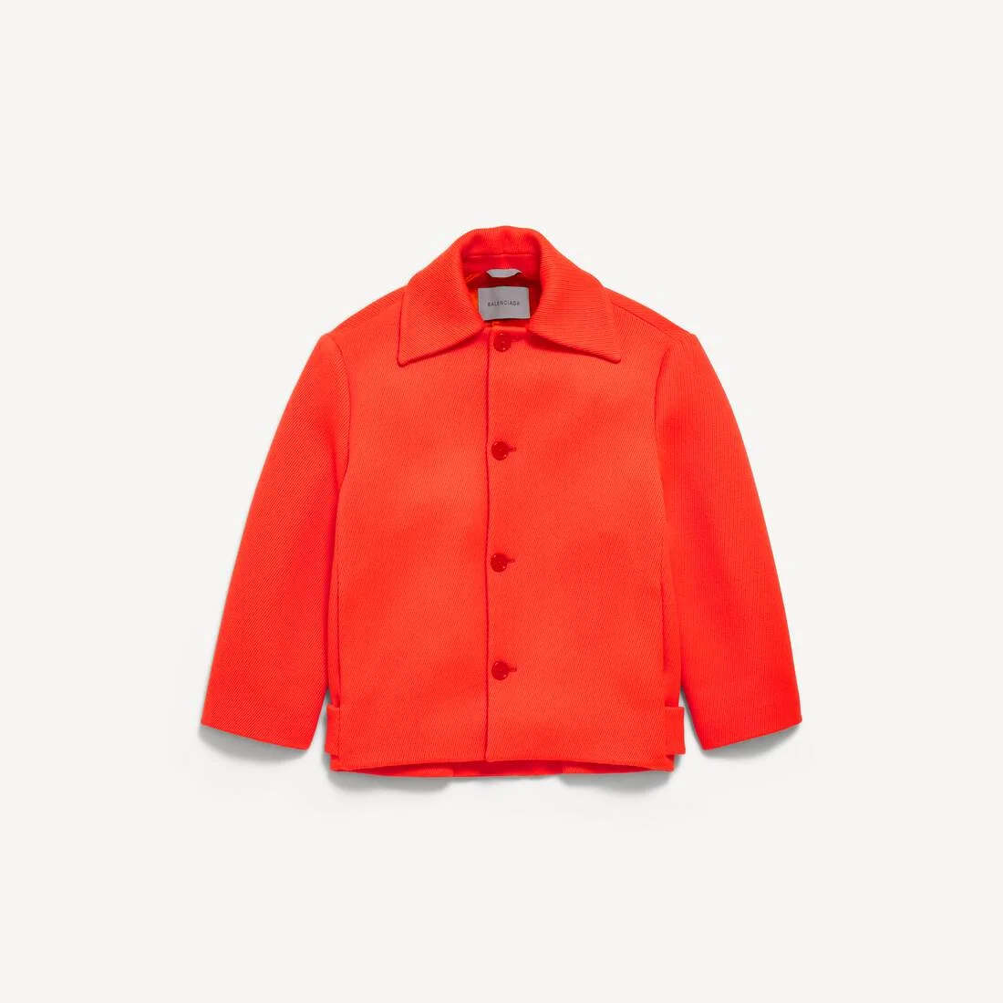 Men's Short Carcoat in Orange - 1