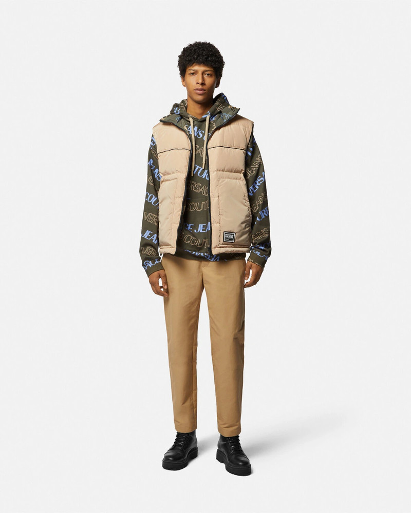 VERSACE JEANS COUTURE Logowave Loose Fit Hoodie outlook