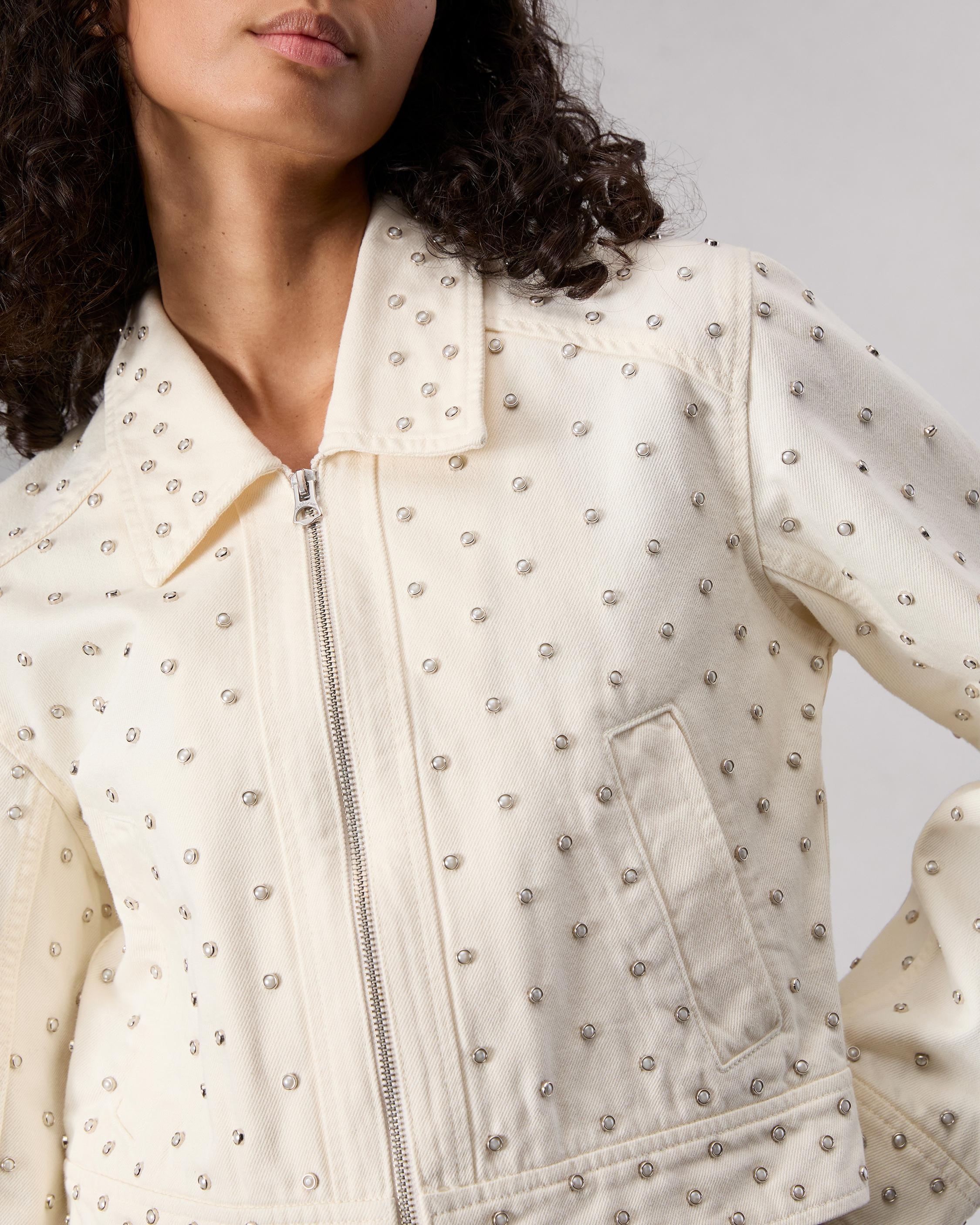Anya Studded Denim Jacket - 6