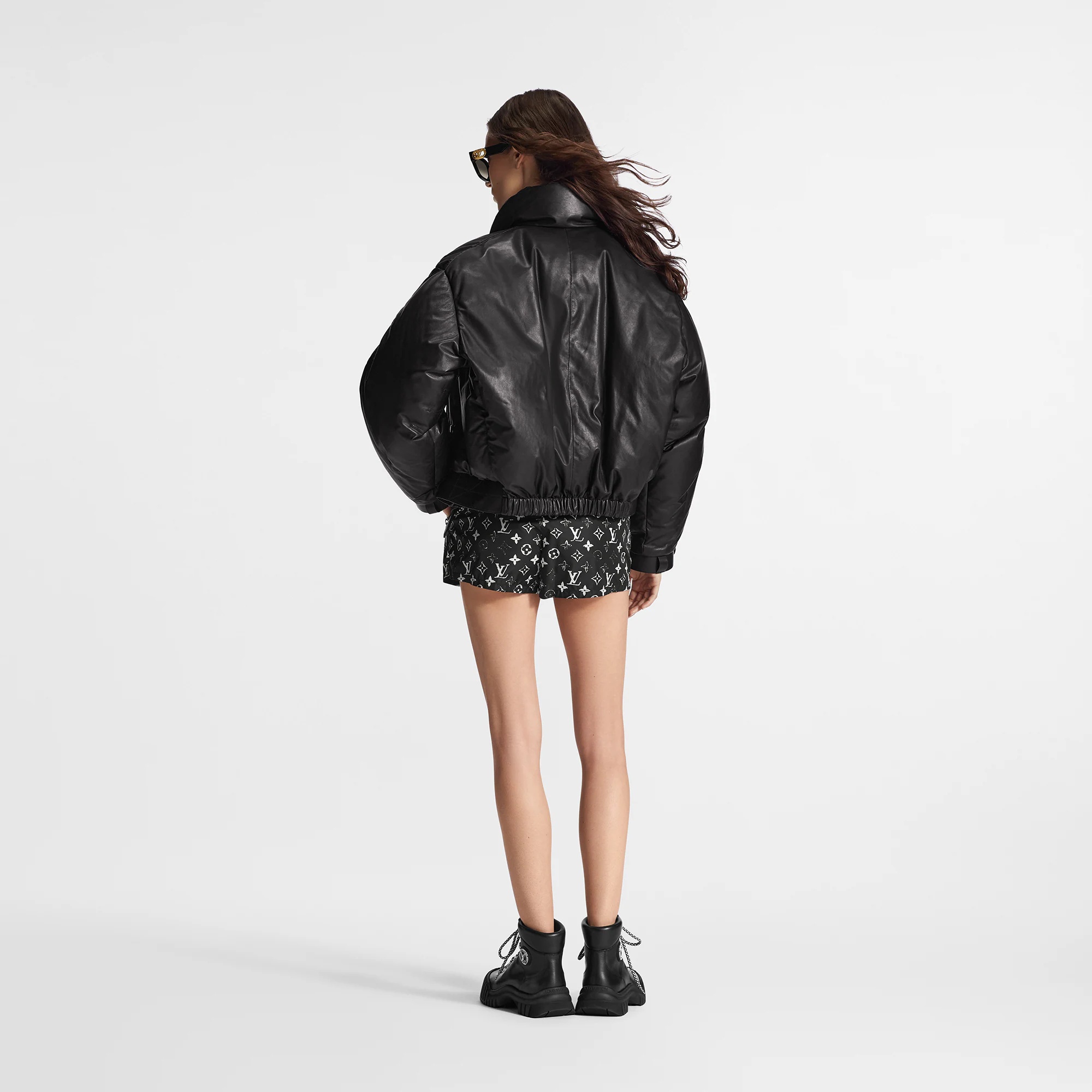 Stencil-effect Monogram Shorts - 2