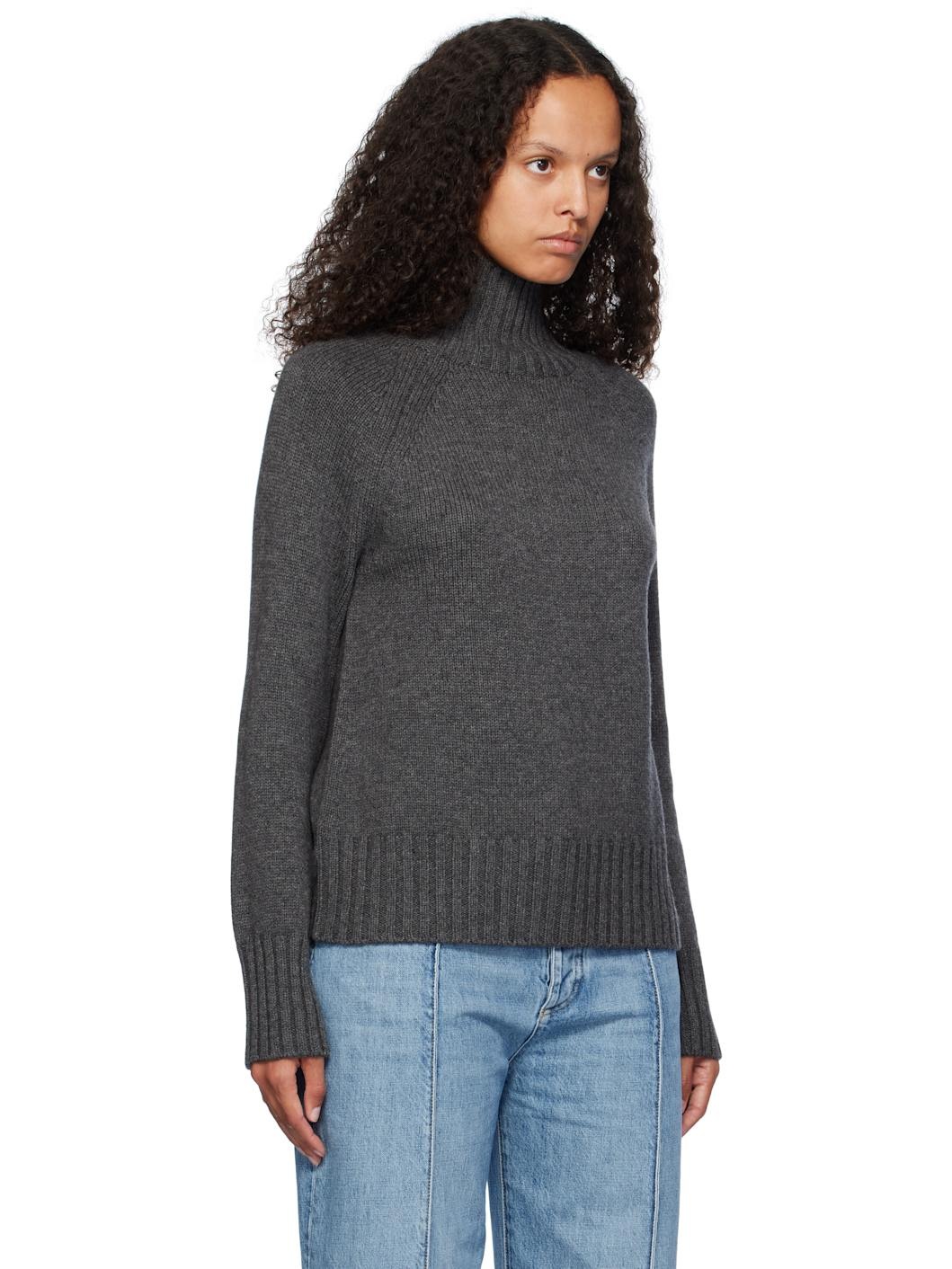 Gray Mantova Turtleneck - 2