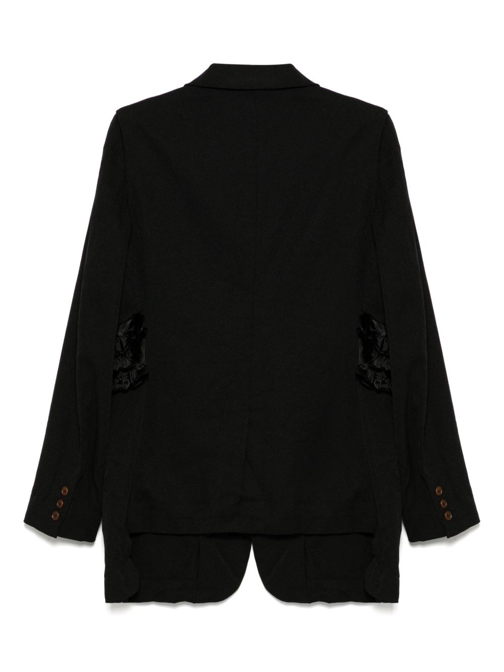 ruffle shirt jacket - 2