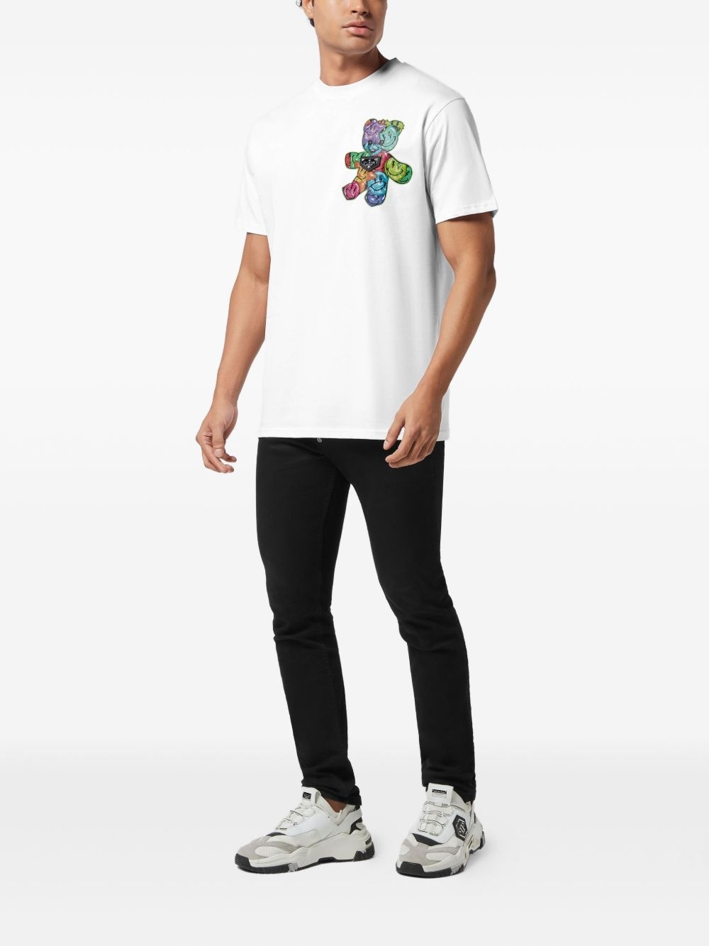 teddy bear-print T-shirt - 2