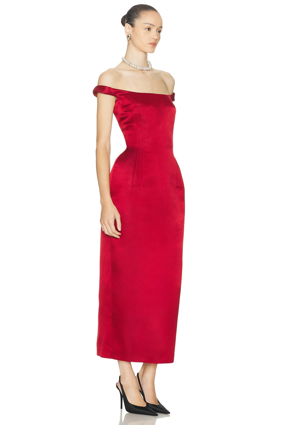 Off The Shoulder Long Dress - 2