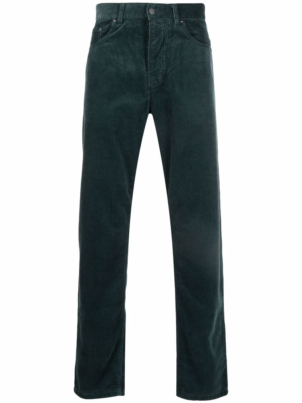 corduroy straight-leg trousers - 1