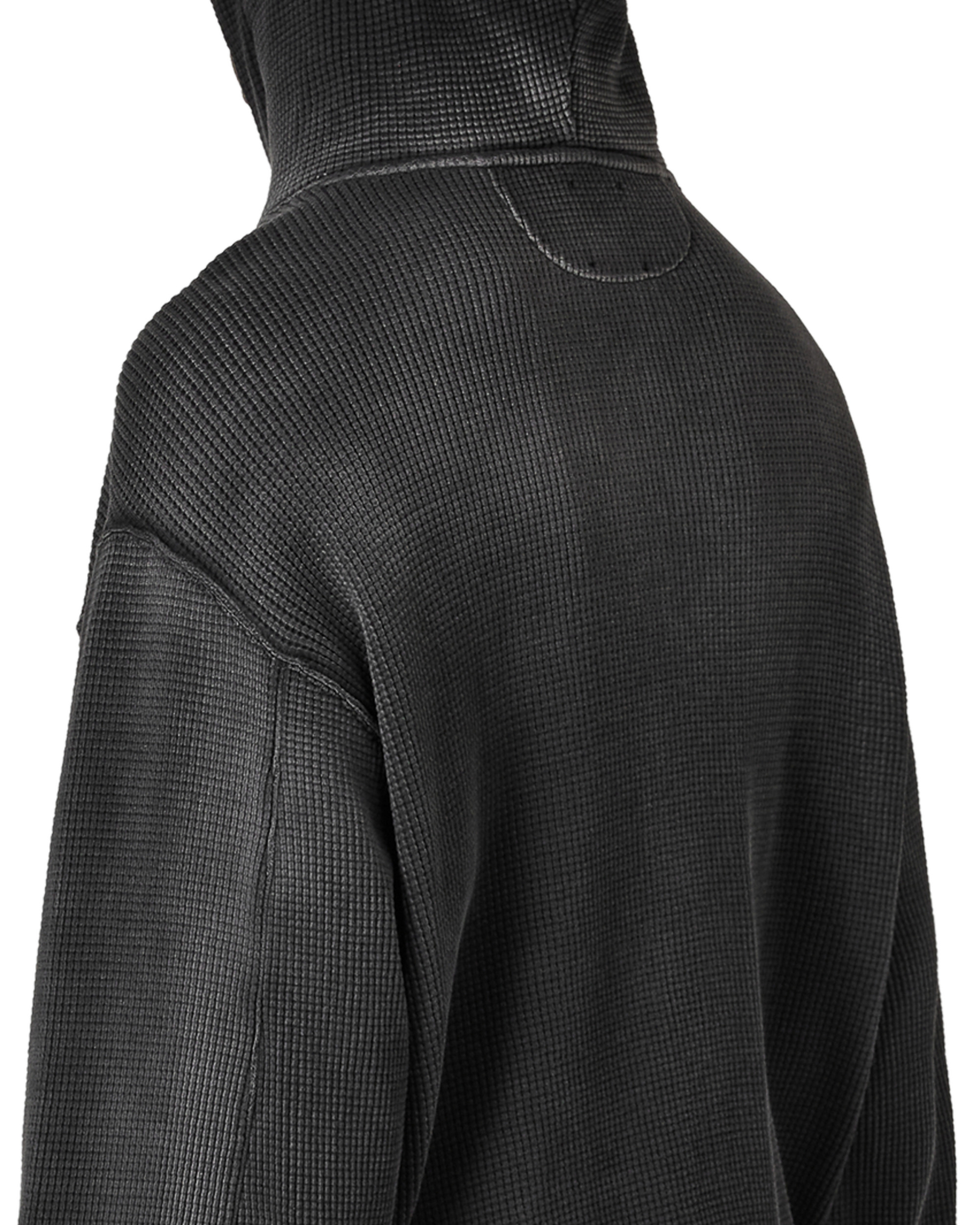 Bee Sun Faded Waffle Zip Up Hoodie - 7