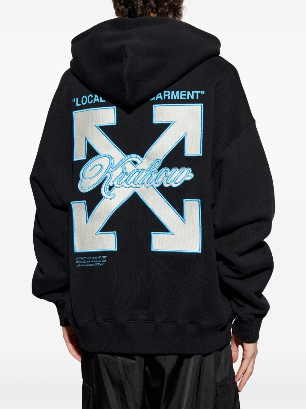 Arrows-print hoodie - 5