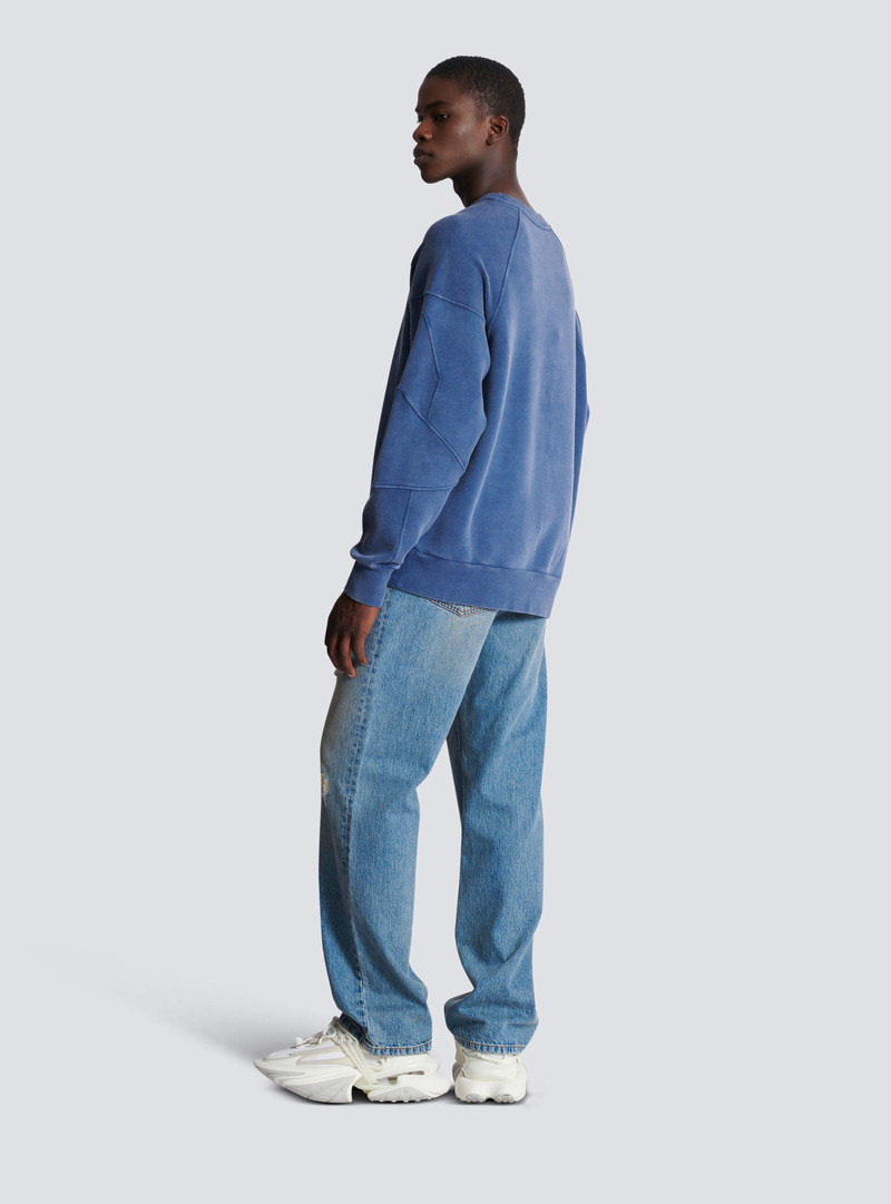 Ribbed sweatshirt with "Coin" embroidery 4