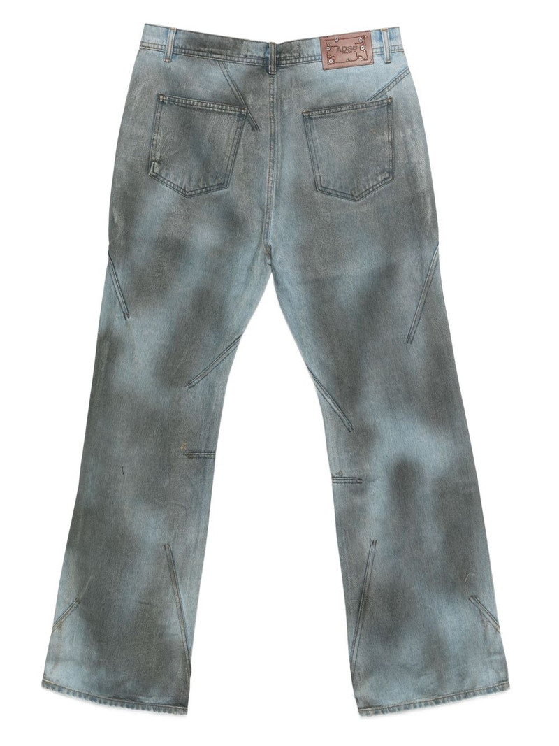 Andersson Bell washed-effect jeans outlook