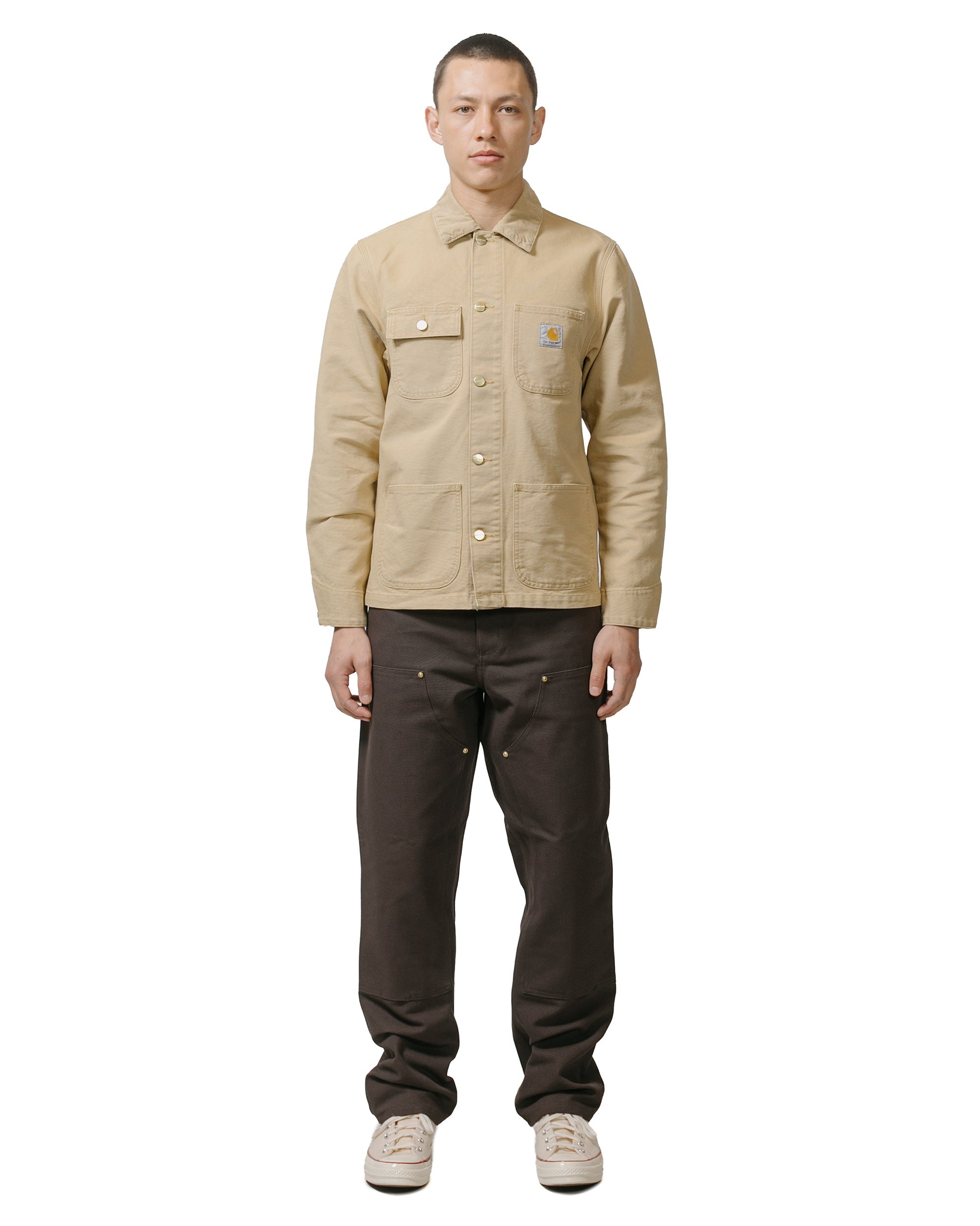 Carhartt W.I.P. Michigan Coat Canvas Bourbon/Bourbon Aged Canvas - 4