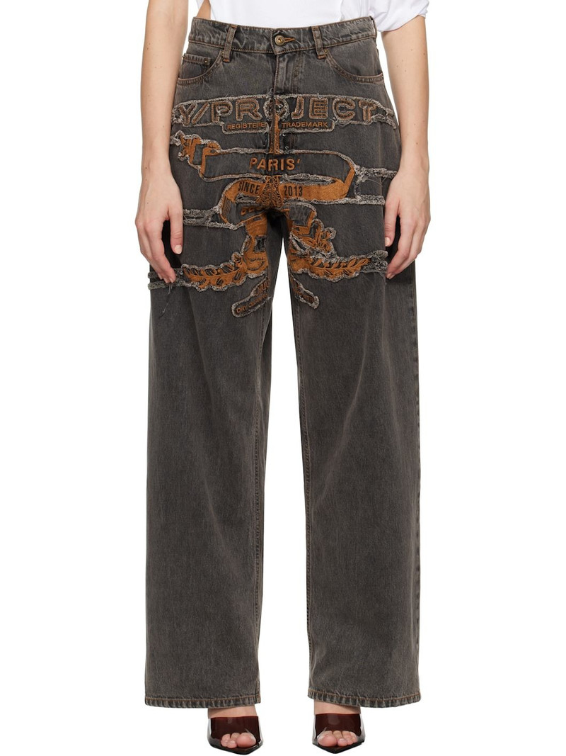 Gray Paris' Best Patch Jeans - 1