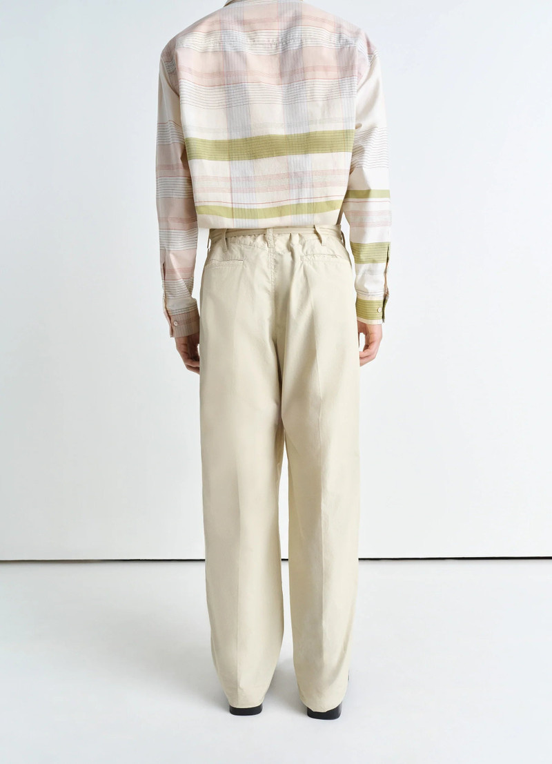 BELTED PLEATED PANTS 4