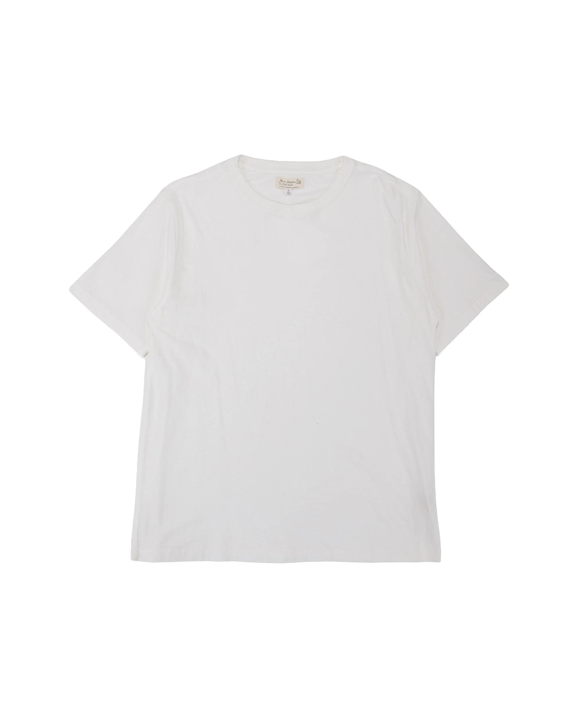 HPT01 Cotton Hemp T-Shirt White - 1