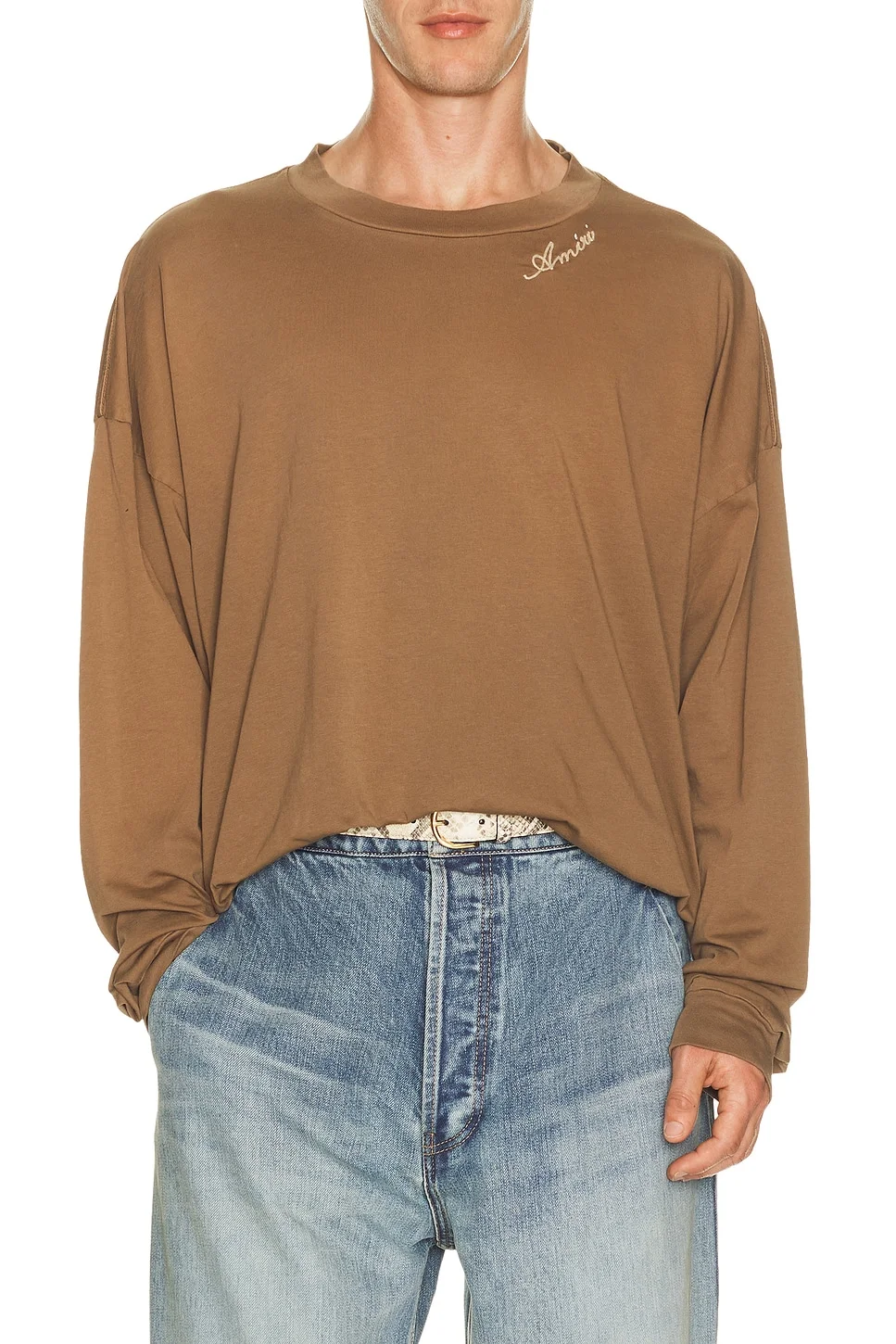 Script Long Sleeve Tee - 1