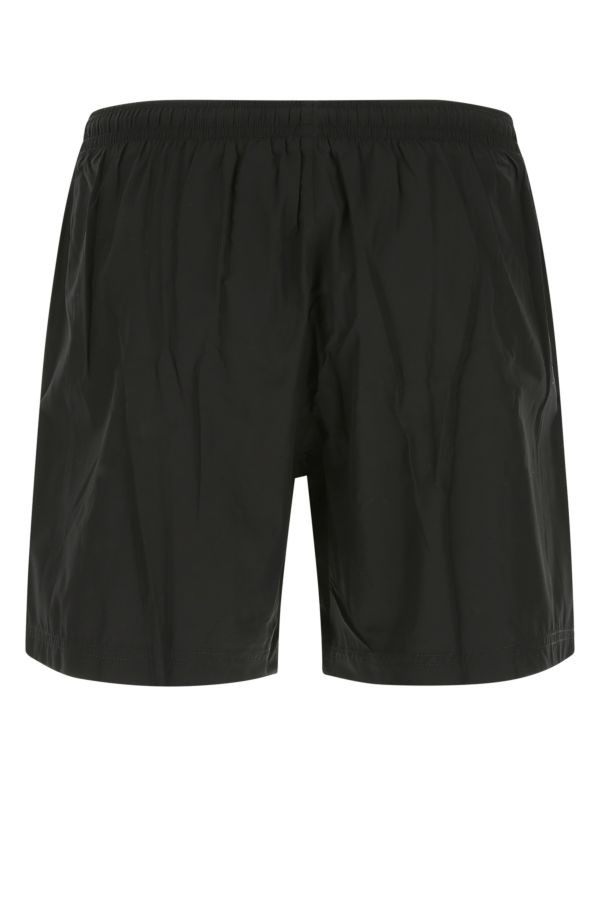 Black nylon swimming shorts - 2