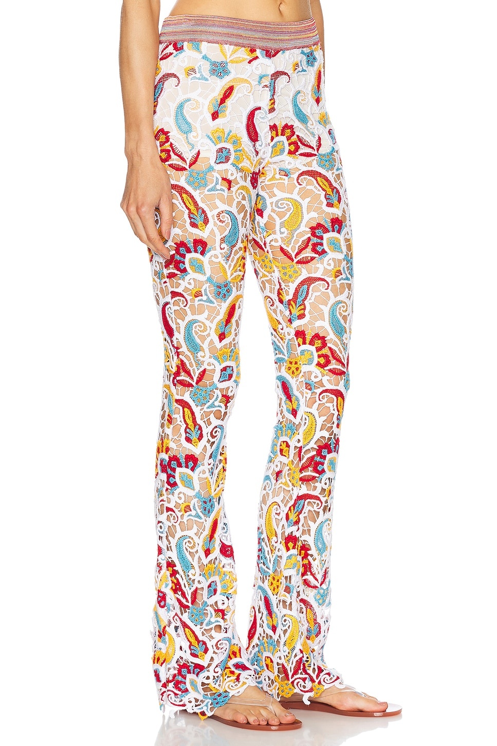 Knit Flare Pants - 2