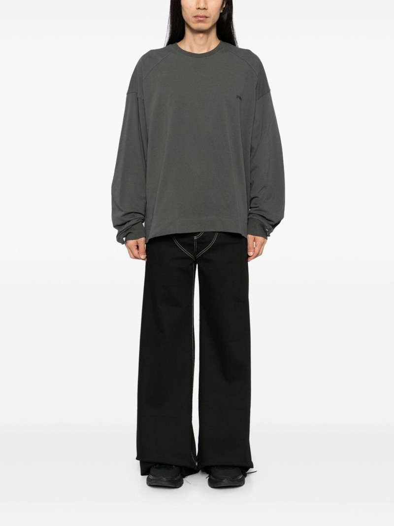 JUUN.J logo embroidered sweatshirt outlook