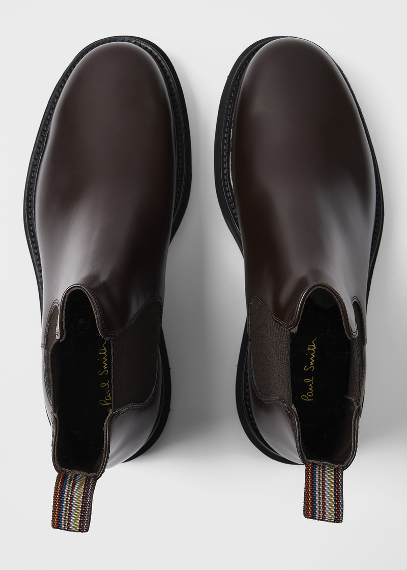 Brown Leather 'Beard' Boots 5