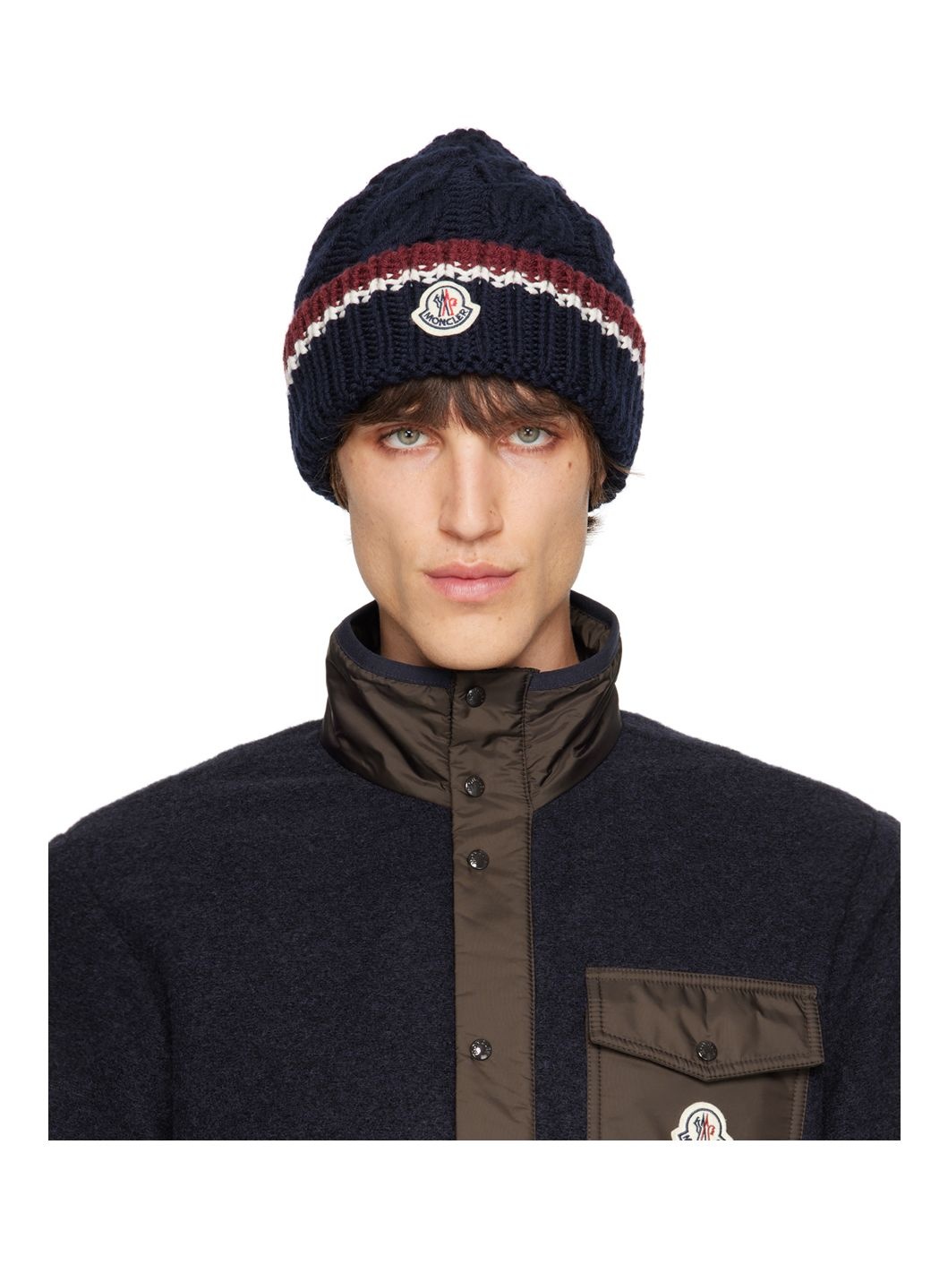 Navy Archivio Beanie - 1