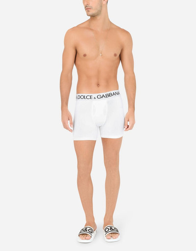 Dolce & Gabbana Long-leg two-way stretch cotton boxers outlook