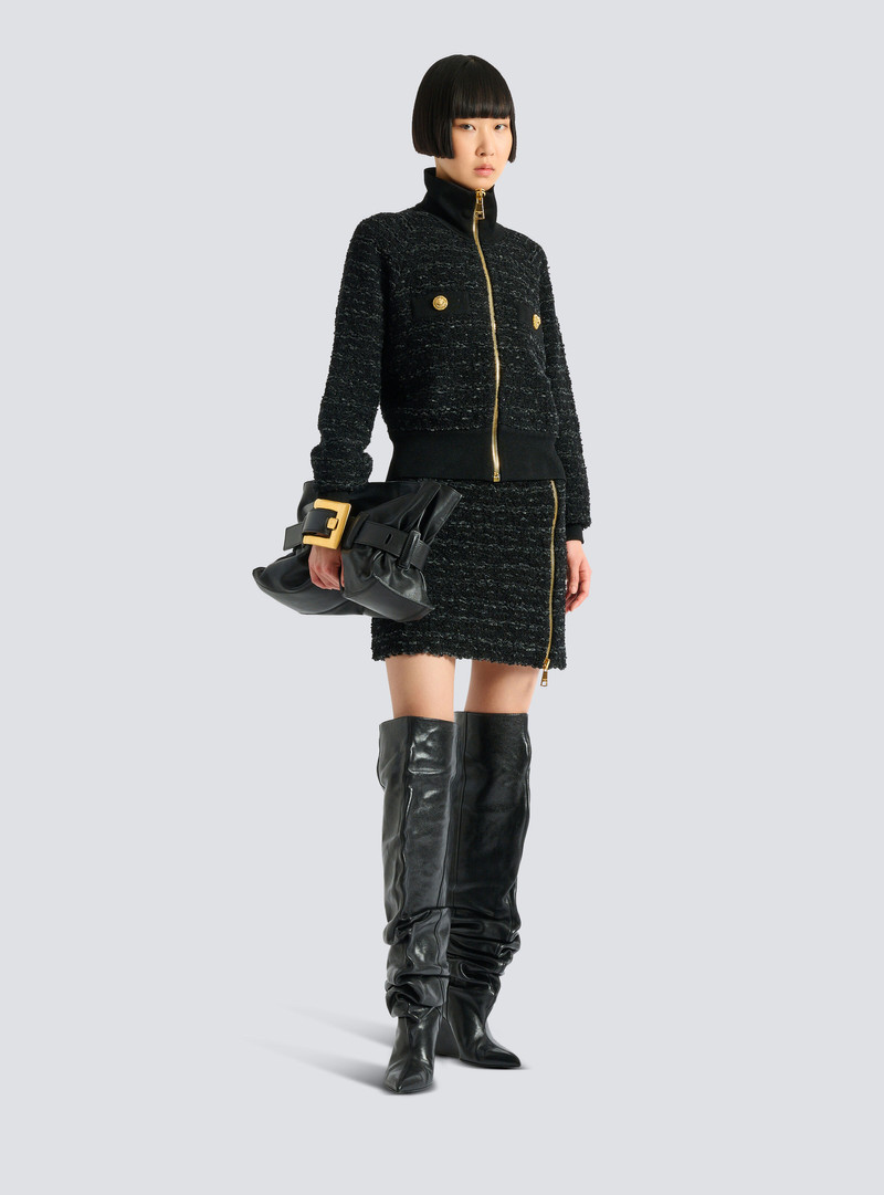 Balmain Tweed bomber jacket outlook