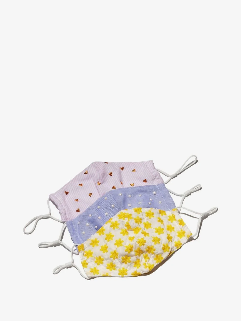 embellished face masks (pack of three) - 1