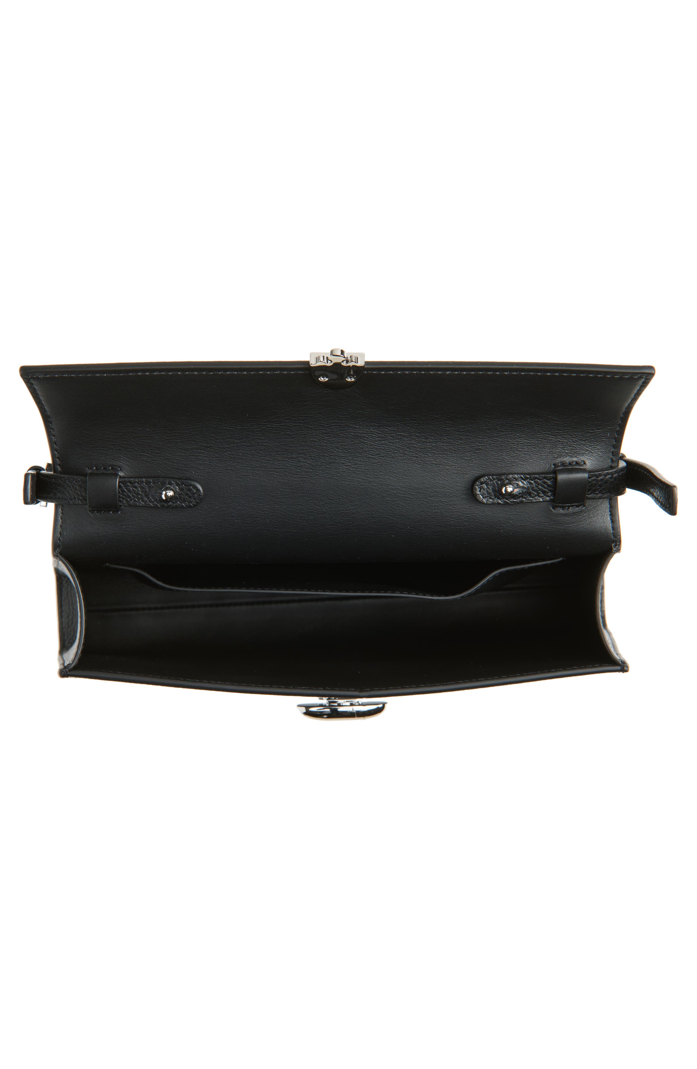 SAVETTE Symmetry Leather Shoulder Bag in Black at Nordstrom - 6