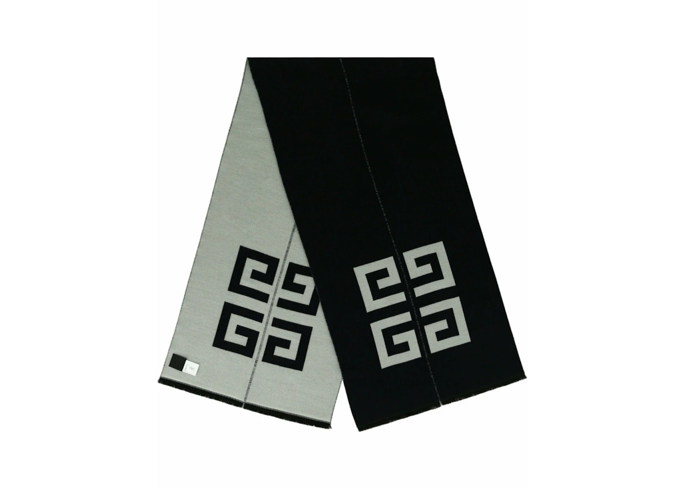 Givenchy Split Logo Scarf Navy - 5