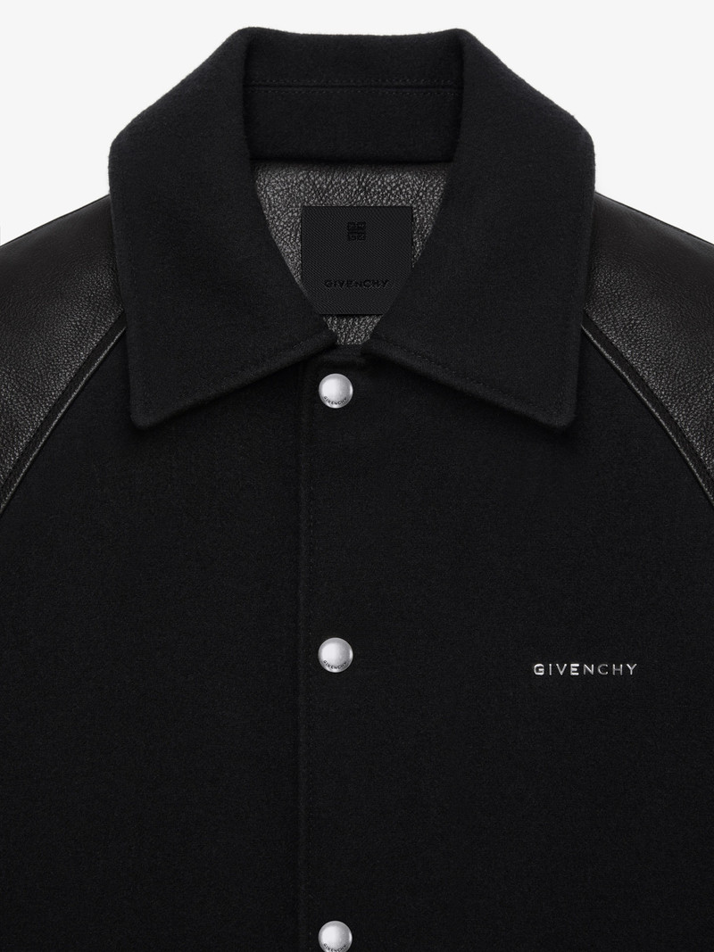 VARSITY JACKET IN WOOL AND LEATHER 6