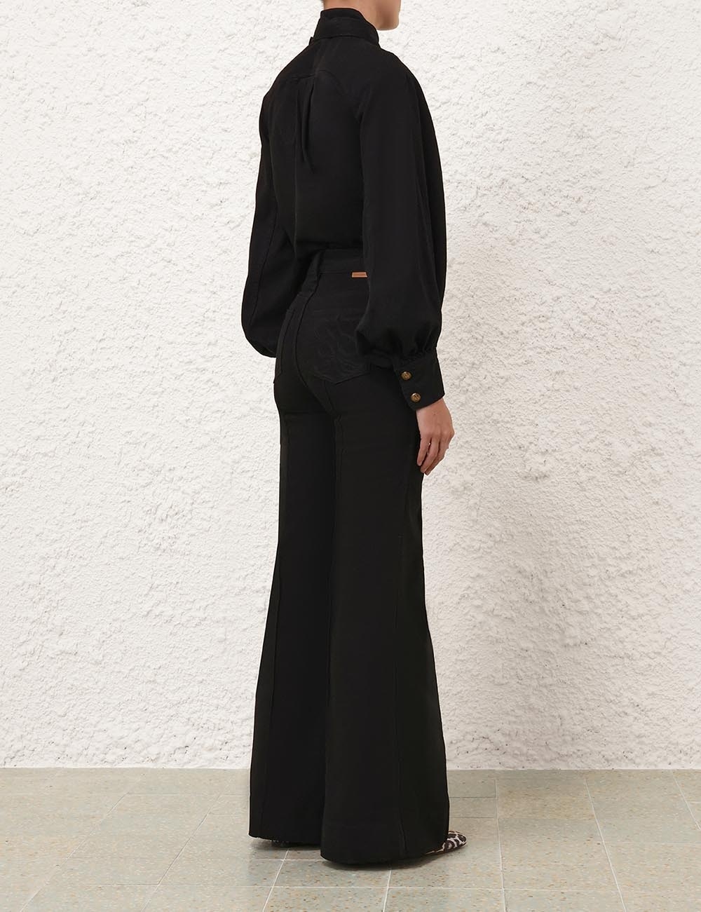 ILLUSTRATION WIDE LEG JEAN - 4