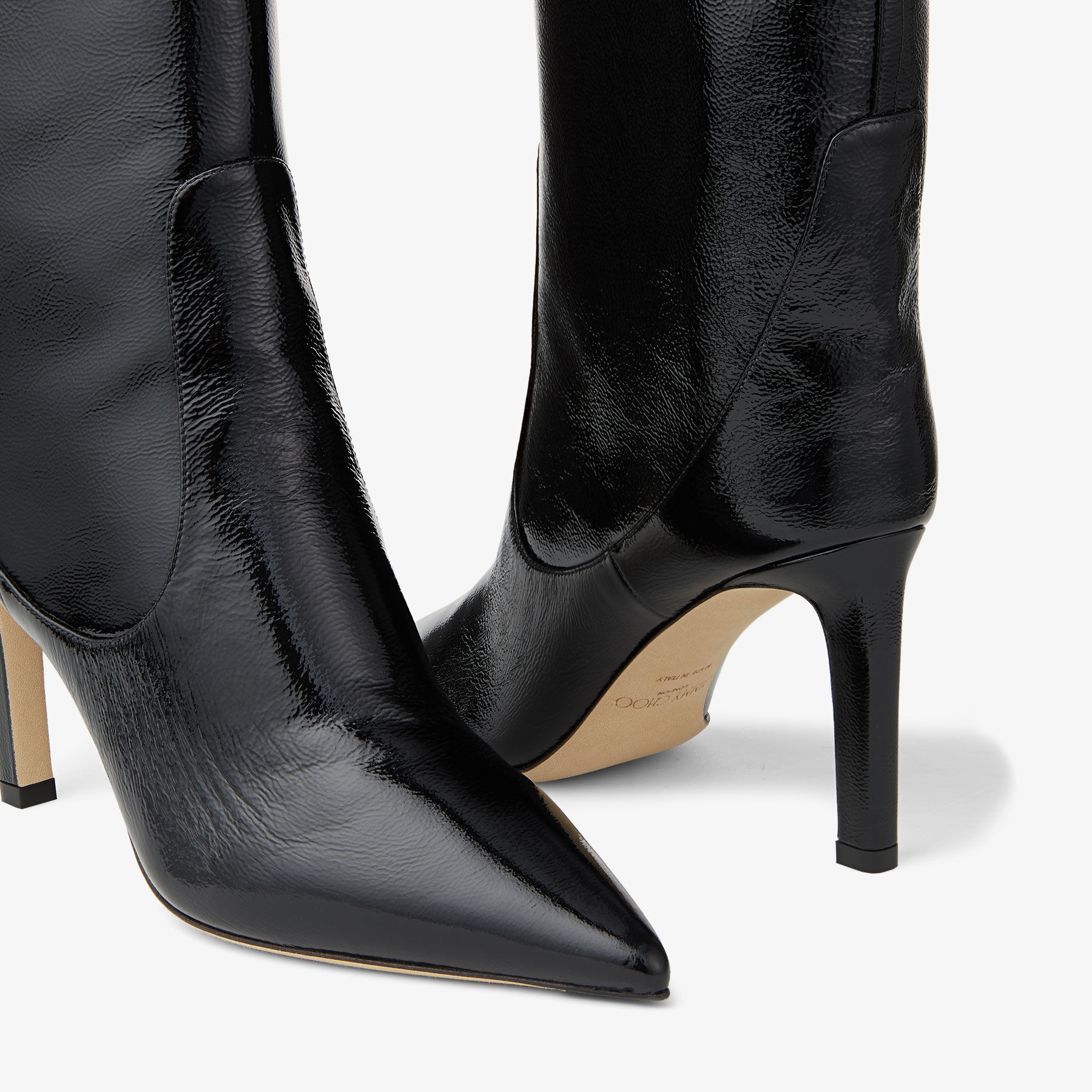 Mavis 85
Black Naplack Leather Ankle Boots - 4