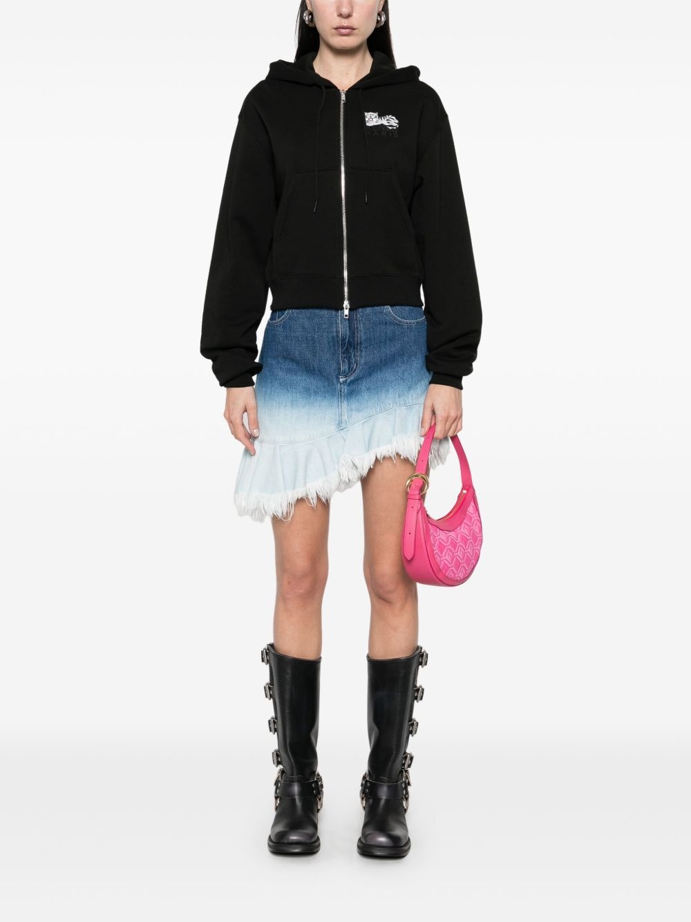 logo-print hoodie - 2