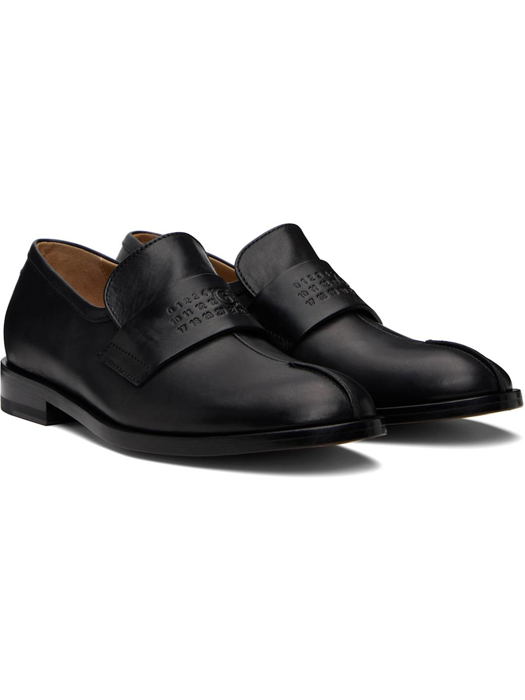 Black New Classic Stitch Loafers - 4