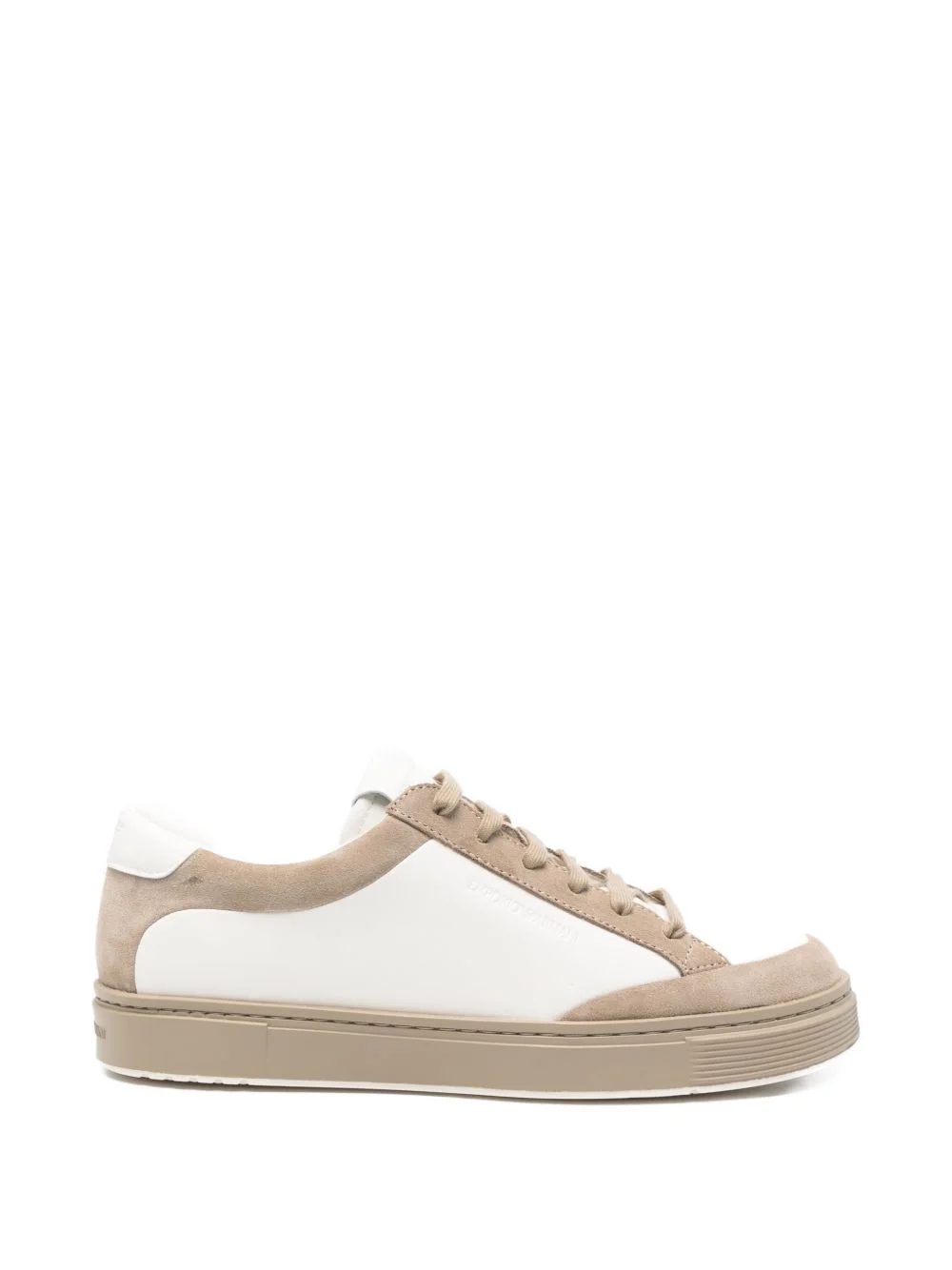 suede-panel sneakers - 1