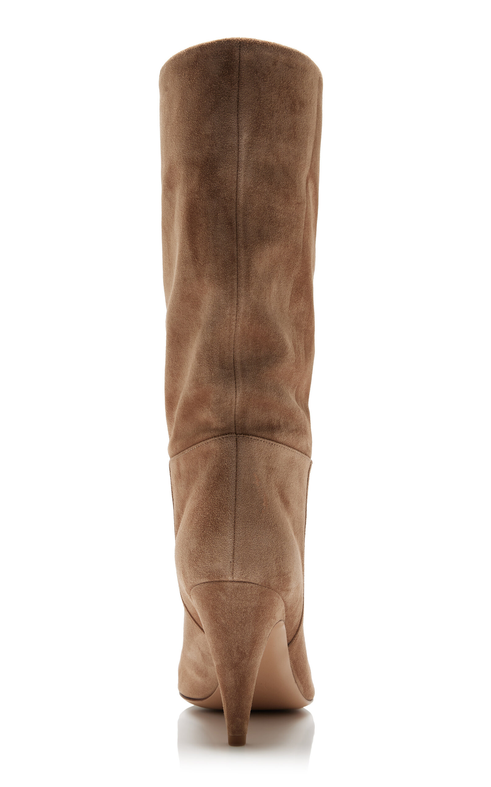 Slouchy Suede Boots tan - 4