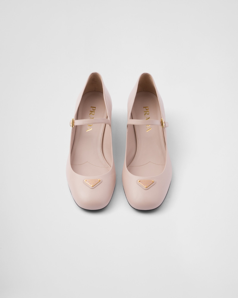Nappa leather Mary Jane pumps 4