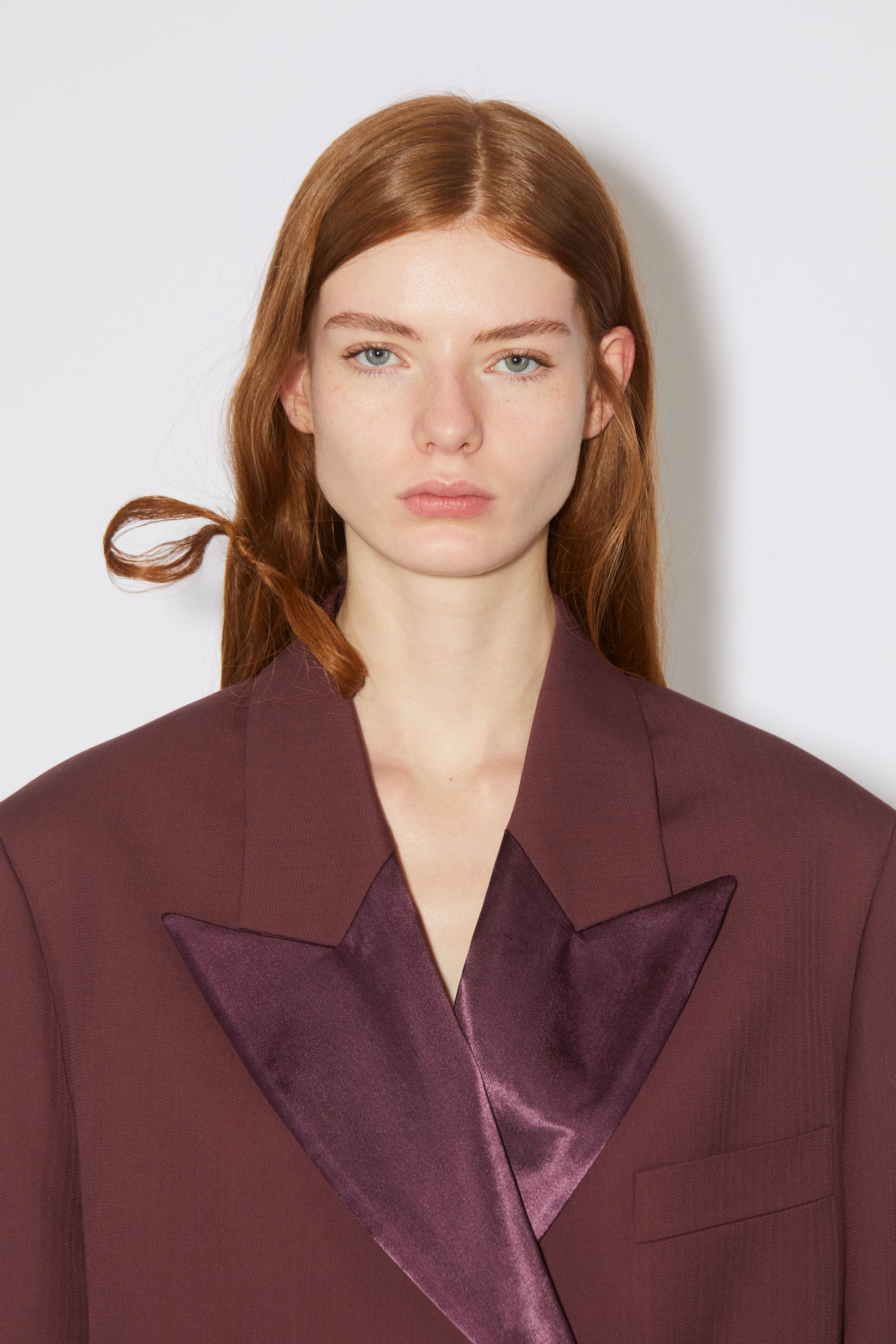 Double-breasted jacket - Aubergine purple - 6
