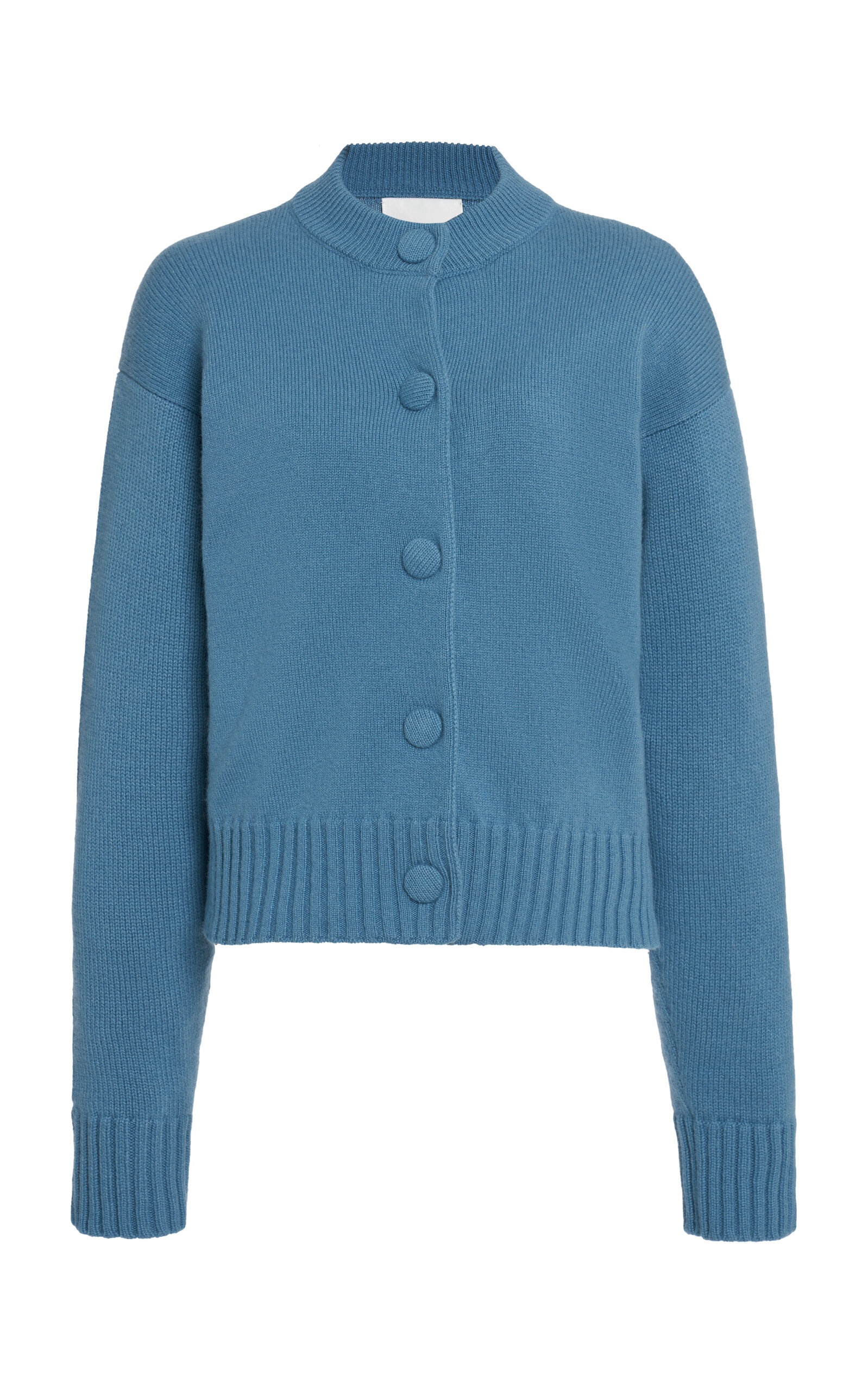 Jil Sander fine-knit long-sleeve cardigan - Blue